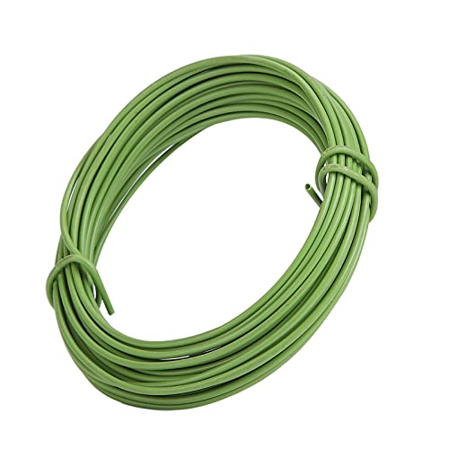 Fil de Fer Flexible pour bonsaï Fait à la Main, Fil de Fer Recouvert de Plastique Vert (Fil de bonsaï) pour la Fixation de Plantes, la Modélisation de bonsaï, le Squelette de