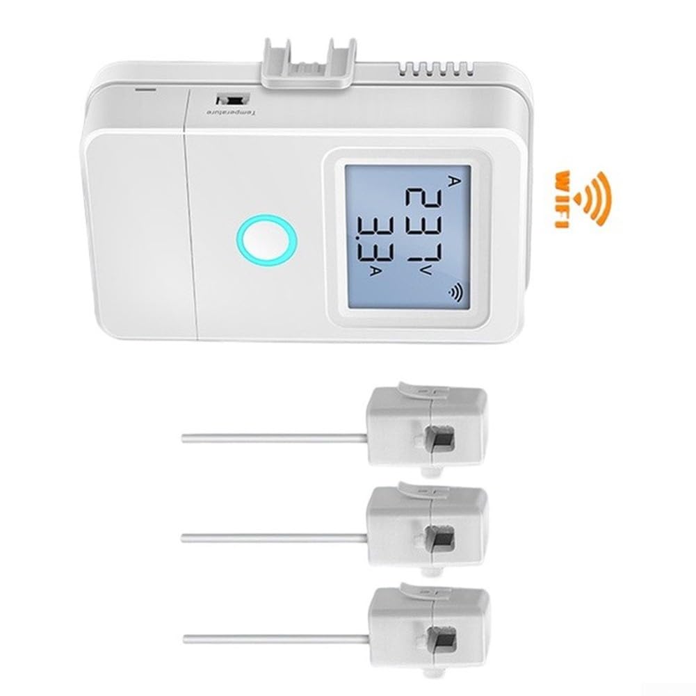 per contatore di energia WiFi Tuya 3 canali 80A per morsetti ct per