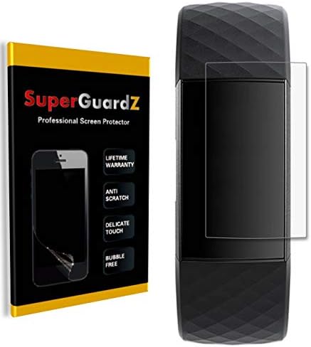 [3-Pack] for Fitbit Charge 2 Screen Protector [Full Coverage], SuperGuardZ, Edge-to-Edge Protect, Ultra Clear, Military Grade TPU Film [Lifetime Replacement] image 3