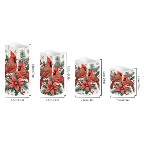 Image of Fall Pumpkin LED Flameless Candles with Remote Control, 4 Pack | Thanksgiving Day Flameless Candle Set with Timer, Sunflower Battery Operated Fake Candles for Home Decor, host gift