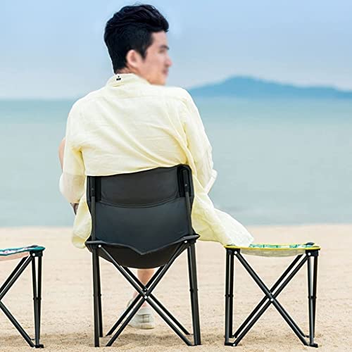 Chaise de camping pliante et portable avec poche latérale pratique - 5