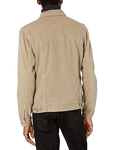 Paige Men's Scout Denim Jacket, Vintage Soft Tan, S #TOP1
