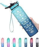 ➤ [Sin BPA y reutilizable]: La botella de agua MEITAGIE BPA Free está especialmente diseñada para mejorar su experiencia de beber. Nuestra botella de bebida Tritan está hecha de una pajita de silicona suave, insípida, no tóxica y 100% inofensiva para la salud. Si está buscando una botella liviana, duradera y segura, ¡esta es la mejor opción! !