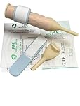 5X External Catheter for Men (35mm) + Fixing Strap Bundle – Latex Urinary Sheath with Catheter Leg Bag Holder Support – Compatible with Leg Bag, Night Bag, and Catheter Systems