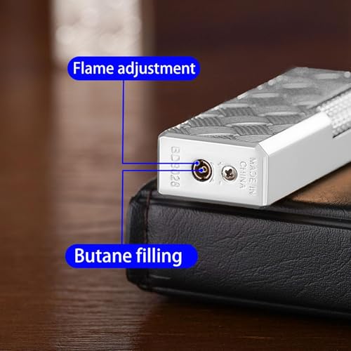 Encendedor de butano elegante grabado a mano ideal para regalo 7