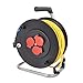 Price comparison product image AS  Schwabe Black Outdoor Professional Cable Reel with 40 m Cable IP44