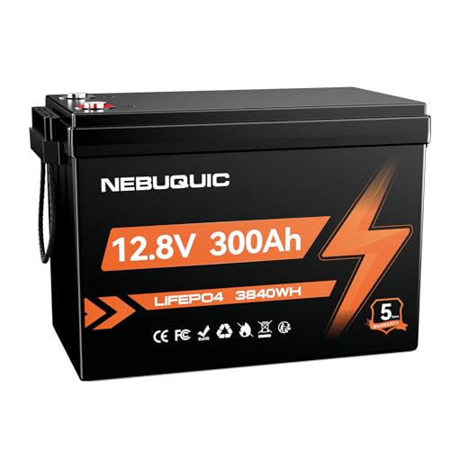 Image of 12V 300Ah LiFePO4 Lithium Battery, 200A BMS Deep Cycle Battery, EV Grade A+ Battery Cells, Low-Temp Protection, 12 Volt Lithium Batteries for RV, Truck, Kayak, Solar, Camper