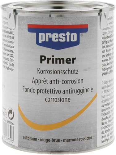 presto 387306 Primer Rost- und Korrosionsschutz rotbraun 750 ml