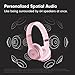 Beats Solo 4 - Wireless On-Ear Bluetooth Headphones, Up to 50-Hour Battery Life, Ultra-Lightweight Comfort, Powerful and Balanced Sound, Apple & Android Compatible - Amazon Exclusive Metallic Pink