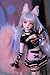 VLEYAN Hand-Painted BJD Doll 1/3,22.8 inches(56cm) Tall, Fox Style,Princess Doll,PVC Body with 31 Movable Joints,for Ages 15+ Year Old,Desk & Wall Decoration(Handmade Makeup Plus)
