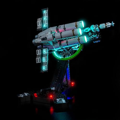Image of LocoLee Light kit Compatible with Lego 11389 Project Hail Mary - Not Actual Model Only Lights, LED Lighting Compatible with Lego Hail Mary (RC Version)