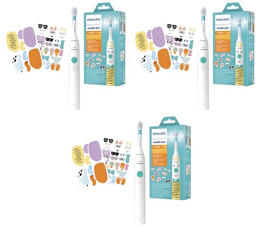 Image of Philips Sonicare for Kids Design a Pet Edition, Corded Electric, HX3601 (Pack of 3)