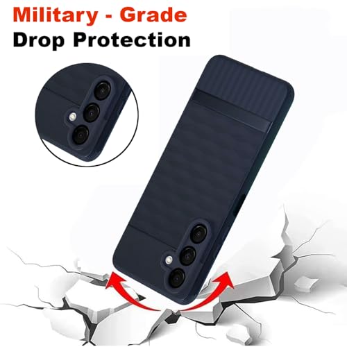 Image of Shockproof Case for Samsung Galaxy A16 4G / A16 5G | Full Camera Protection | TPU Flexible Back Cover for Samsung Galaxy A16 4G / A16 5G (Steel Blue)