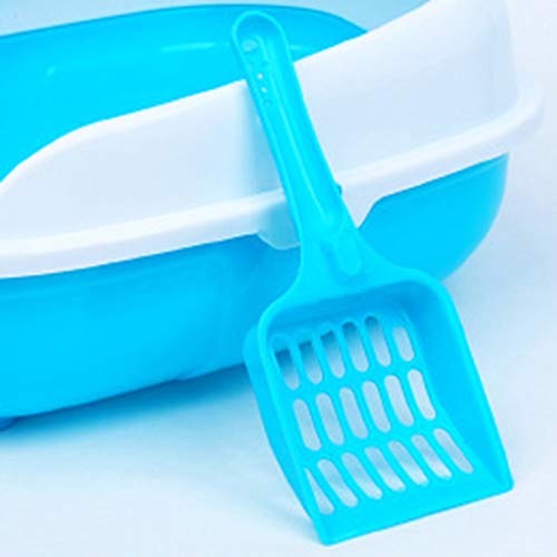 Bandeja de caixa de areia para gatos colorida MonkeyJack antirespingos vaso sanitário com pá