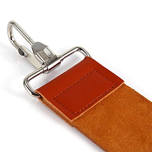 Cinto de renda, afiador de navalha de couro original, afiador de cinto para afiar faca e cinzel, dur