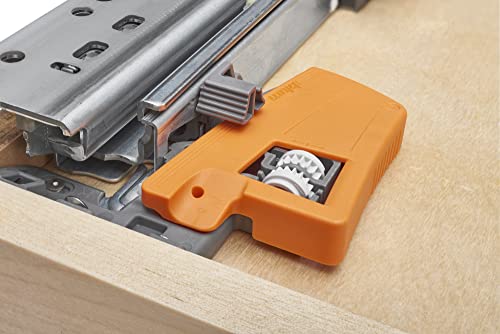 Caneca de basura rectangular de madera con cierre suave miniatura 3