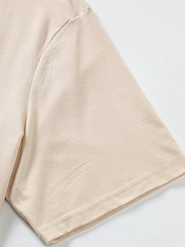 Verdusa Men's Oversized Graphic Tshirts Letter Slogan Drop Shoulder Short Sleeve Round Neck Tee4