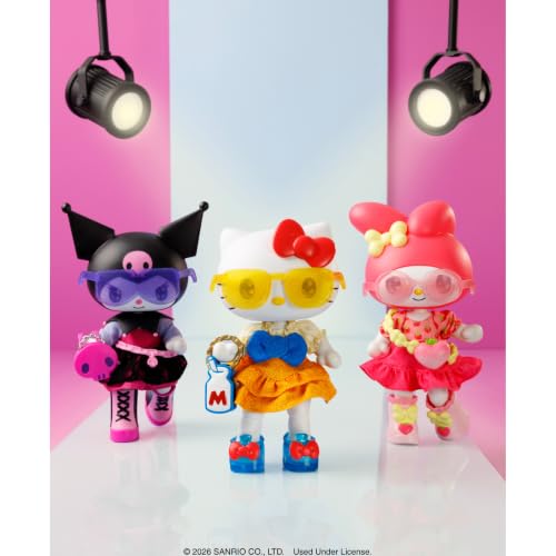 Hello Kitty® and Friends Premier 8-Inch Articulated Figure - Streetwear Chic Kuromi™ Series 2 Poseable Doll - Licensed Sanrio Product - 6+ by Jazwares - Used condition - Image 2