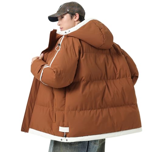 [WINROMTICO] ダウンジャケット メンズ コート 冬服 中綿ジャケット 無地 厚手 防寒 防風 暖か メンズ 大きいサイズ ダウンコート 通勤 通学 登山 アウトドア 男女兼用 アウター 多色 S-3XL