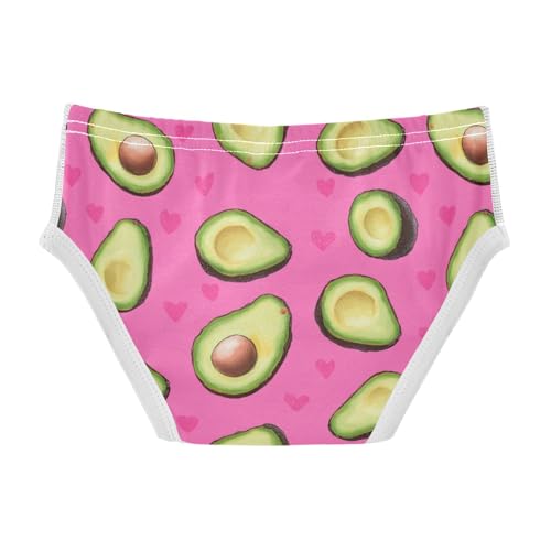 Wusikd Avocados Heart-shapedpink Boys' Underwear Cotton Boys Briefs Soft Toddler Underwear 2T2