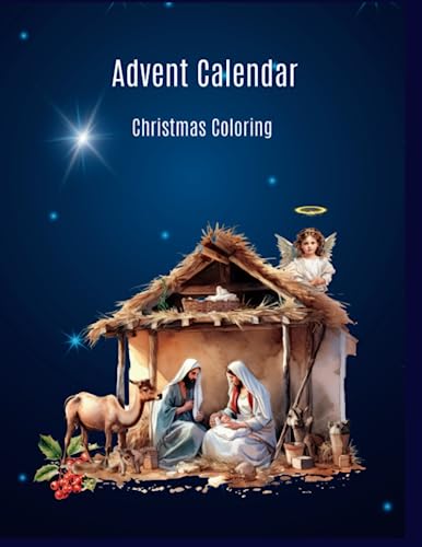 Advent Calendar Catholic: Nativity Coloring Book