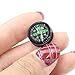 LIOOBO 15mm Pocket Survival Button Compass Mini Backpacking Compass for Boating Camping Hiking 5PCS