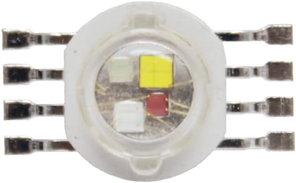 3W 4W 5W 6W 15W 18W High Power LED RGB RGBW RGBWY RGBWYV 4pin 6pin 8pin 10pin 12pin Colorful LED Stage Lights Source (12pin 6X3W(45mil) 18W RGBWY+UV 10pcs)