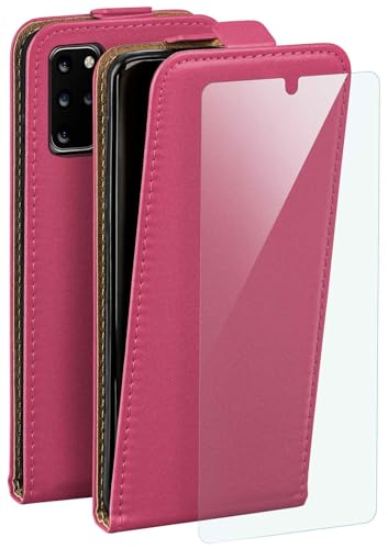 Case Samsung S20+ moex avec film ecran etui a rabat rose