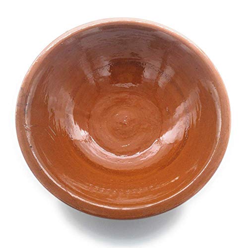 Plato hondo de barro de 24 cm