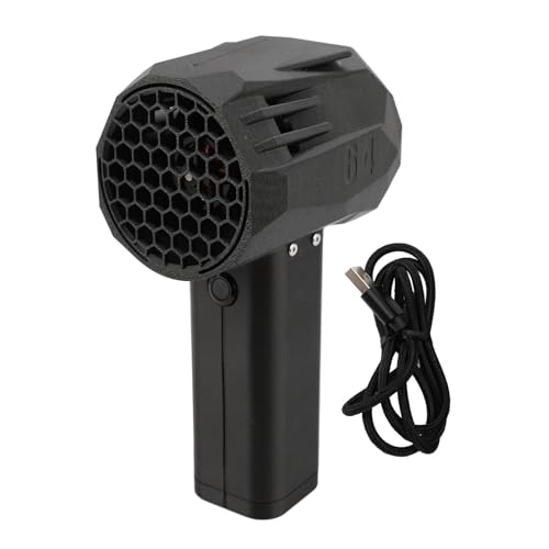 Ventilador turbo de 4000 mAh, motor sin escobillas, 64 mm, 20 W, carga rápida, 1400 g, 240 km/h, velocidad de viento