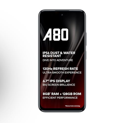 itel A80 | 120Hz Refresh Rate | Punch Hole Display | 50MP Super HDR Cam | IP54 Dust & Splash Resistant | 3 Year Fluency | Ring Light Notification |... - Image 2