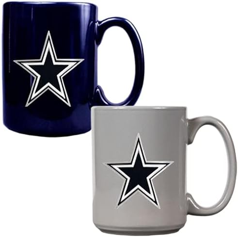 Great American Products NFL Two Piece Ceramic Mug Set - Primary Logo