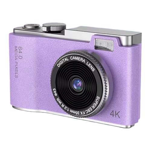 Caméra 4K CCD violette idéale pour immortaliser la vie étudiante et les vlogs de voyage