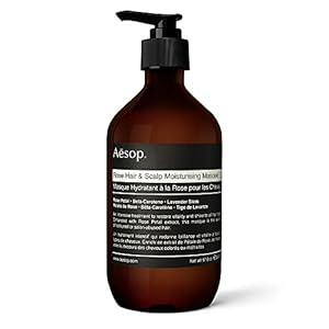 Aesop Rose Hair & Scalp Moisturising Masque | 500mL/17.64 oz Hair Masque for Dry Damaged Hair | Hair Masque for All Skin Types | Paraben-Free, Cruelty-Free & Vegan Hair Care Products
