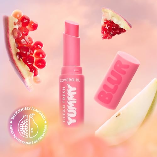 COVERGIRL Clean Fresh Yummy Blur Lipstick, Blurring Effect, Matte Lip Color, Fresh Pear Flavored, Vegan Formula - 180 Hunny Blur (Deep Plum) - image 7