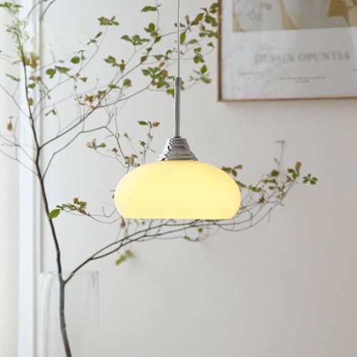 Lámpara colgante vintage de cristal para isla de cocina y oficina 7