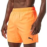 PUMA Herren Mid Boardshorts, Bright Orange, S EU