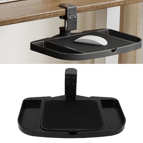 Plateau d'extension de bureau support de souris ergonomique à pince réglable - 3