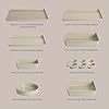 Martha Stewart Gallen 10 Piece Baking Pans Ceramic PFA Free Non Toxic Non Stick Bakeware Set - Taupe #2