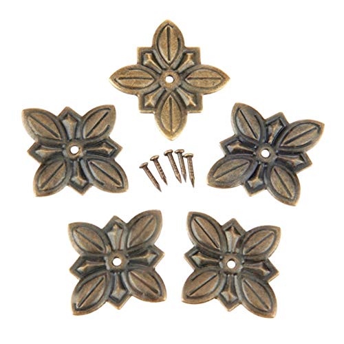 Clavos decorativos de interior de bronce 30x27mm 50 piezas VhoMes miniatura 2