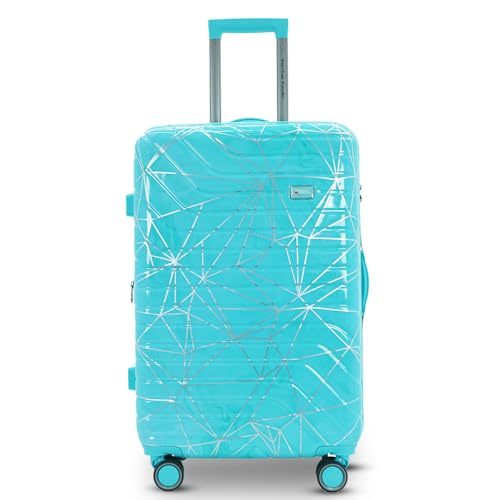 Image of Spider Trolley bag Single Small - Polycarbonate | TSA-Type Lock | Large Polycarbonate Hardshell, Lightweight Expandable, 360 Rotatable Wheels, TSA Type Lock