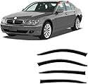 LIXINRU Auto Autofenster Windabweiser für BMW 7 Series Li e65/2002-2008 Regenabweiser Seitenscheiben-Windabweiser Autofenster Regenschutz Integrierte Deflektoren LIXINRU Auto Autofenster Windabweiser für BMW 7 Series Li e65/2002-2008 Regenabweiser Seitenscheiben-Windabweiser Autofenster Regenschutz Integrierte Deflektoren