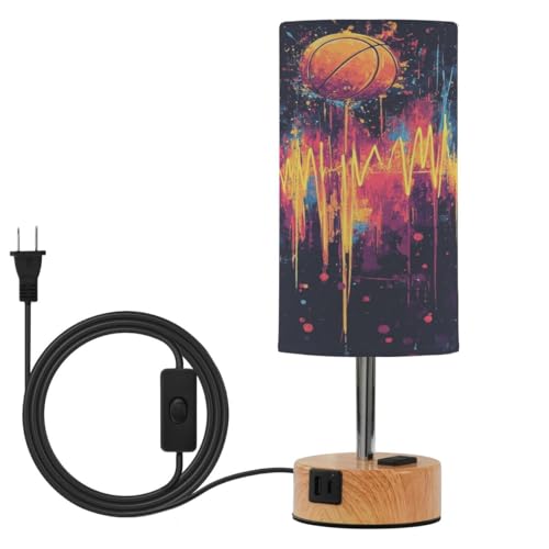 Jucciaco Table Lamp Basketball Music Graffiti Graphic
