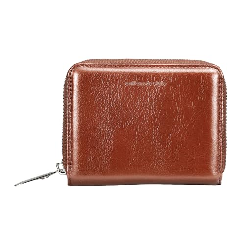 [豊岡市]豊岡財布 anti-mode style Shimmer Chic Compact Wallet AW901 / テラコッタBR