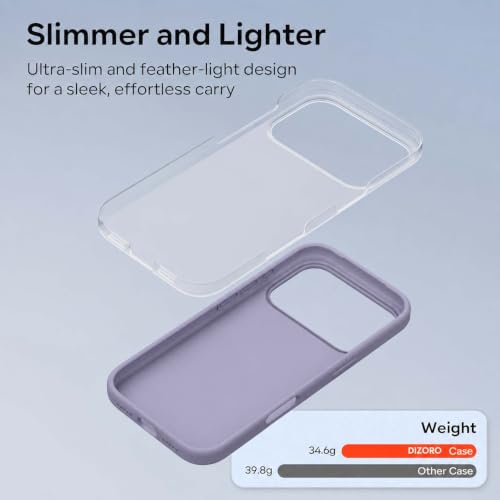 Image of DIZORO Compatible with (iPhone 17 Pro Max Case)(2025), Liquid Silicone 3 Layers Full Covered Soft Gel Rubber Phone Case,Shockproof Protective Cover with Anti-Scratch Microfiber Lining- Lavender Grey