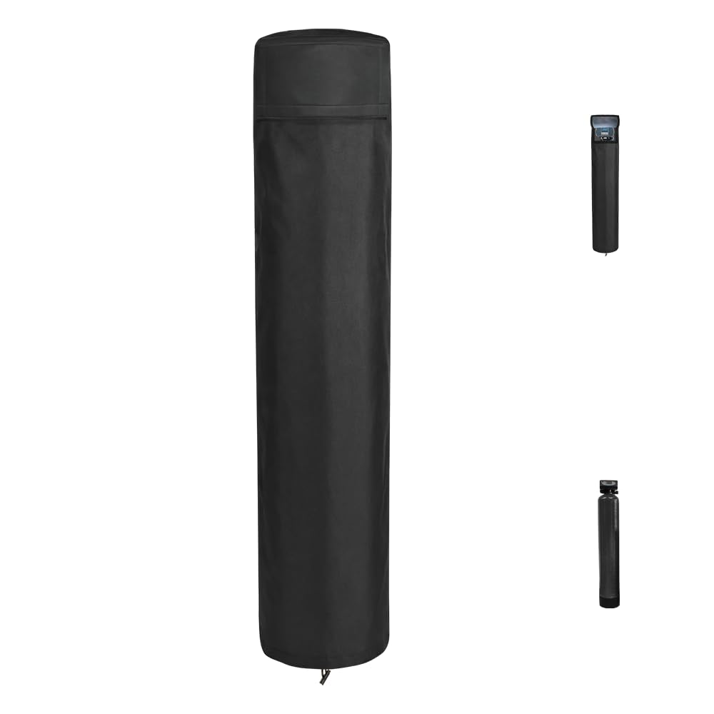 Cubierta suavizante de agua para exteriores, cubierta de tanque de filtro