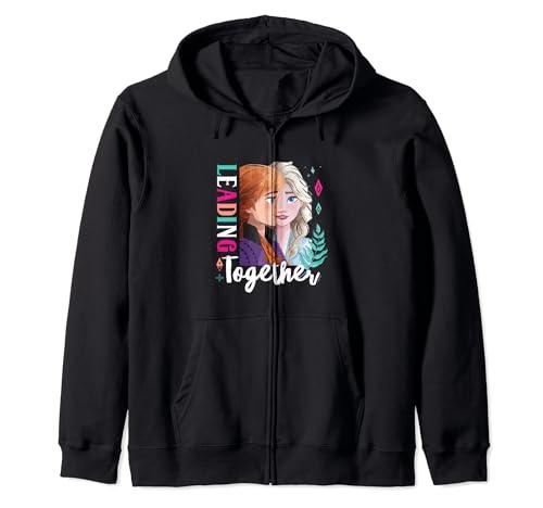 Gilet à capuche Disney Frozen Leading Together : confort thermique et zip fluide pour enfant