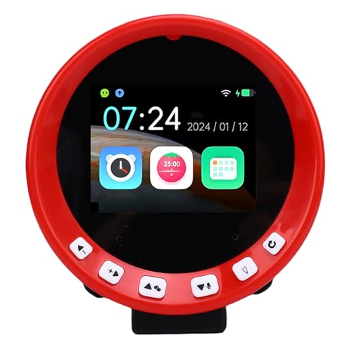 POCREATION AI Smart Alarm Clock Voice Controlled Smart Kids Alarm Clock with WiFi Early Education Timer Voice Reminder for Students Time Management