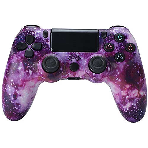 Angelay-Tian Manette sans Fil pour manettes PS4, pour Manette Playstation 4 Manette de Jeu Bluetooth à Double Vibration (Color : F) Cover