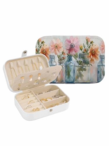 Keikimeiker �W���G���[�{�b�N�X �t�炵�� �r �� ���G�� ��e�� �A�N�Z�T���[�{�b�N�X ���[�P�[�X �����` 16×11×5cm ���O���\�̎d�؂�� ���s�E�o���p �g�їp ���� ���U�[ �s�A�X �l�b�N���X